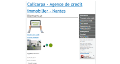 Desktop Screenshot of calicarpa.fr